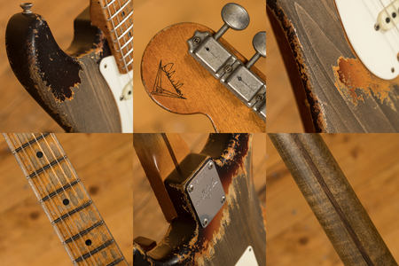 Fender Custom Shop - Masterbuilt Dale Wilson '58 Strat - Heavy Relic 3 Tone Sunburst 