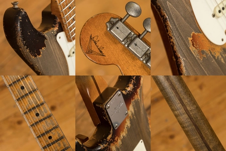 Fender Custom Shop - Masterbuilt Dale Wilson '58 Strat - Heavy Relic 3 Tone Sunburst