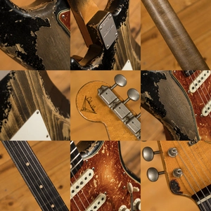 Fender Custom Shop 59 Strat Heavy Relic Black Dale Wilson Masterbuilt