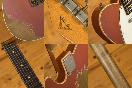 Fender Custom Shop '60 Tele Custom Dale Wilson Masterbuilt Burgundy Mist