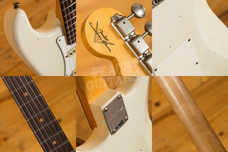 Fender Custom Shop 1964 Journeyman Relic Strat Aged Olympic White