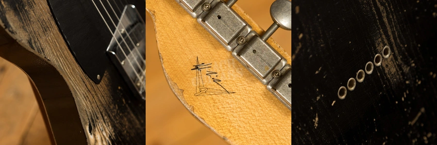 Fender Custom Shop '50s Tele Kyle McMillin Masterbuilt Heavy Relic Black