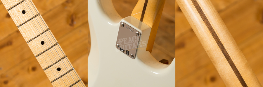 Fender Custom Shop 59 Strat NOS Olympic White Maple Neck Left Handed
