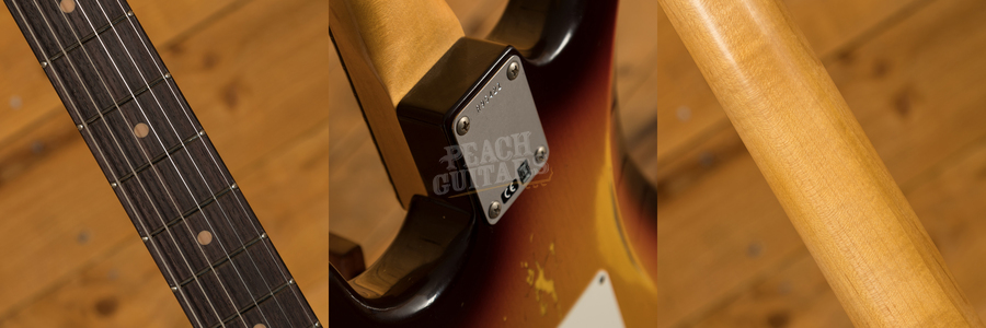Fender Custom Shop Late 59 Strat Relic Chocolate 3 Tone Sunburst