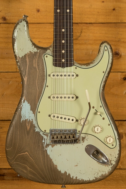 Fender Custom Shop Dale Wilson Masterbuilt 61 Strat Ultra Relic Sonic Blue