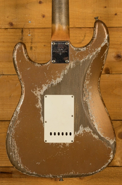 Fender Custom Shop '61 Strat Dale Wilson Heavy Relic Firemist Gold