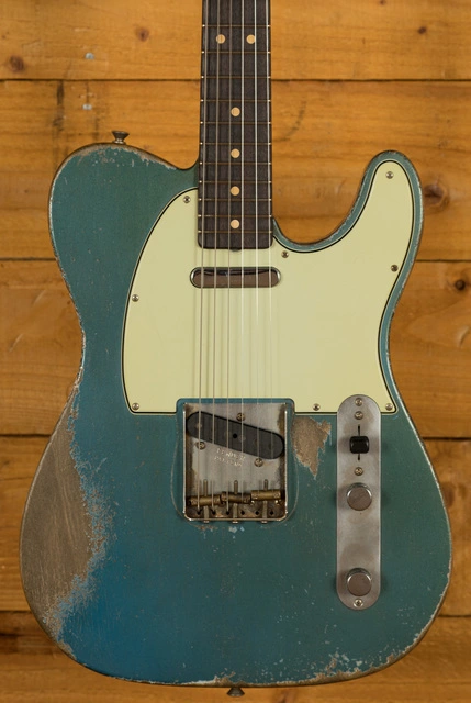 Fender Custom Shop '63 Tele Dale Wilson Heavy Relic Rosewood Lake Placid Blue