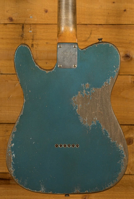 Fender Custom Shop '63 Tele Dale Wilson Heavy Relic Rosewood Lake Placid Blue