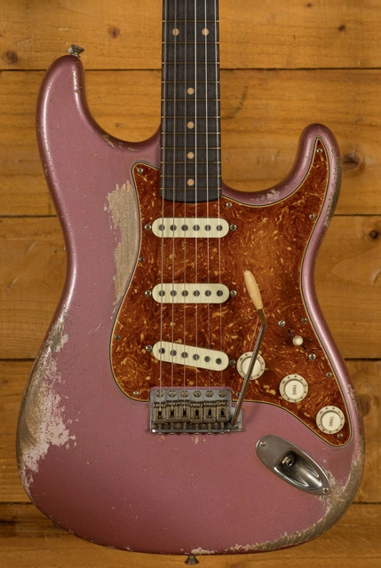 Fender Custom Shop '59 Strat Dale Wilson Relic Rosewood Burgundy Mist Metallic 