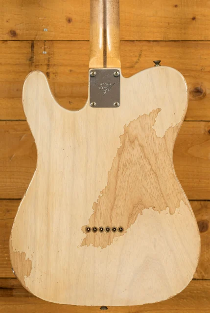 Fender Custom Shop '51 Loaded CuNiFe Tele David Brown Masterbuilt Heavy Relic Aged White Blonde