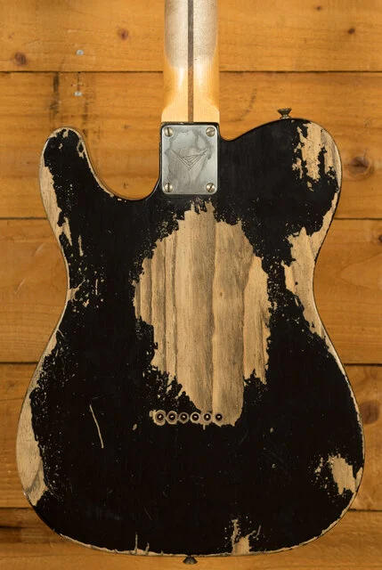 Fender Custom Shop Masterbuilt Andy Hicks 51 Loaded CuNiFe Tele - Heavy Relic Aged Black