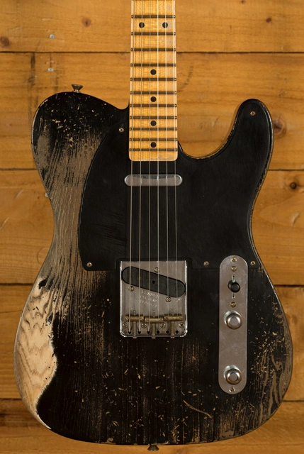 Fender Custom Shop '50s Tele Kyle McMillin Masterbuilt Heavy Relic Black