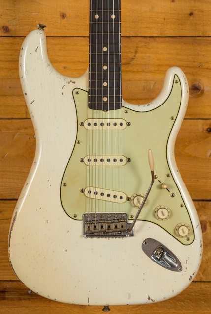 Fender Custom Shop '60 Relic Masterbuilt John Cruz Strat - Aged Olympic White