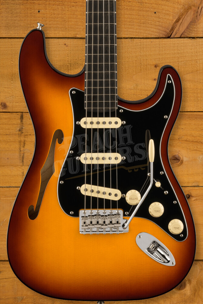 Fender Limited Edition Suona Stratocaster Thinline Ebony Violin Burst