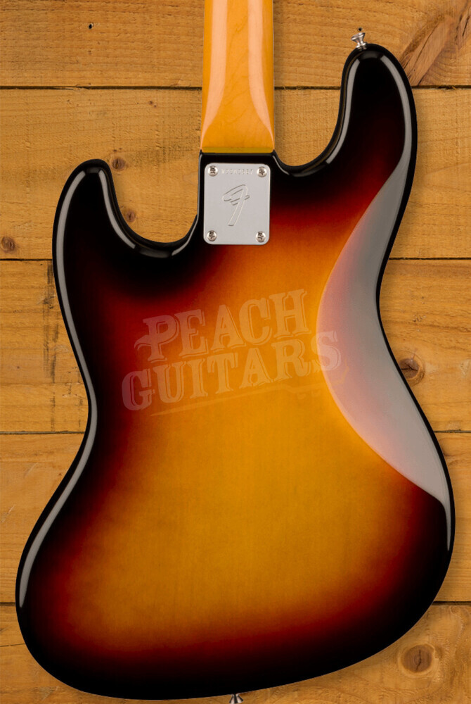 Fender American Vintage Ii 1966 Jazz Bass Rosewood 3 Colour Sunburst