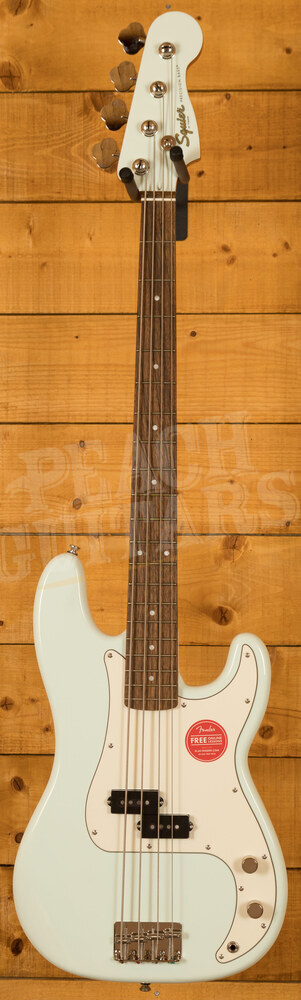 squier precision bass sonic blue