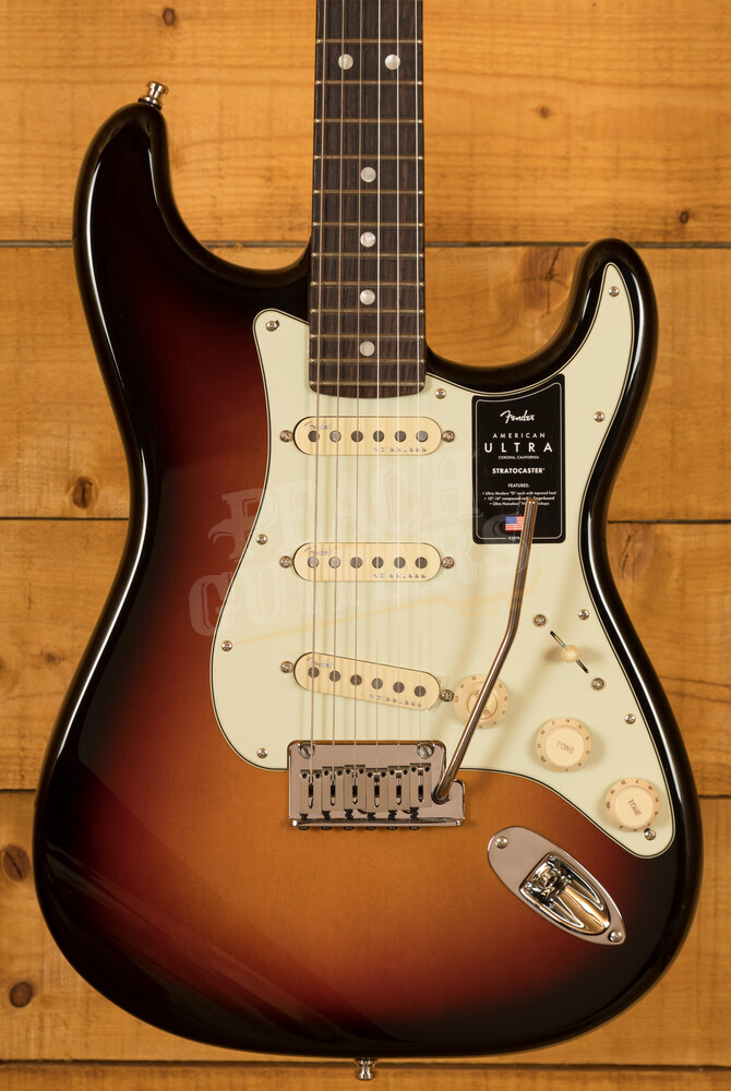 Fender Ultra Stratocaster Ultraburst R/wood Peach Guitars