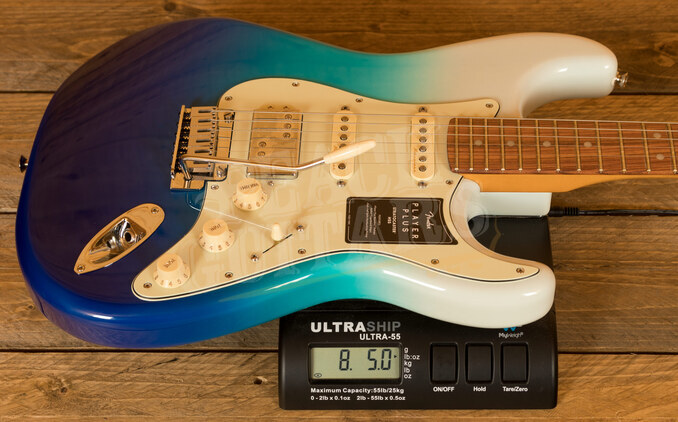 Fender Player Plus Strat HSS Pau Ferro Belair Blue - Peach Guitars