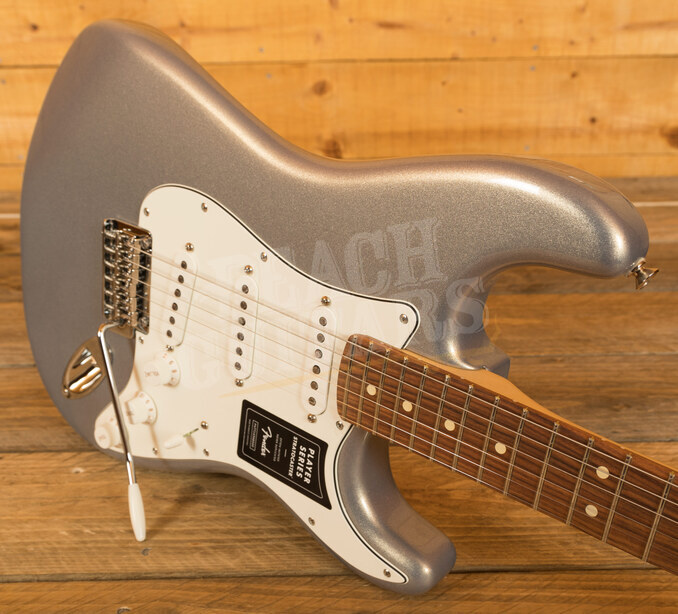 fender player stratocaster pf silver