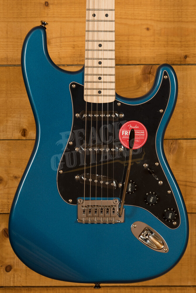Squier Affinity Stratocaster Maple Lake Placid Blue - Peach Guitars