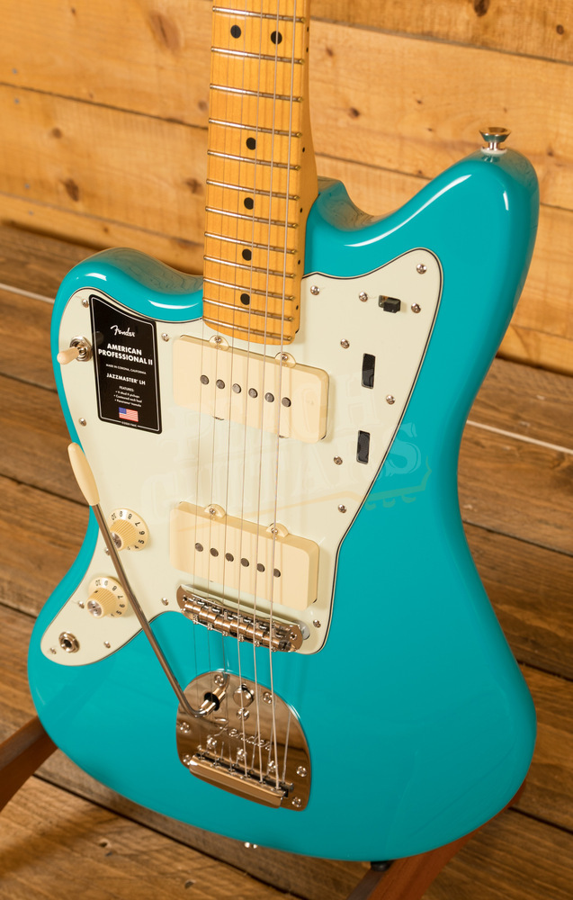 Fender American Professional II Jazzmaster LeftHand Miami Blue Maple