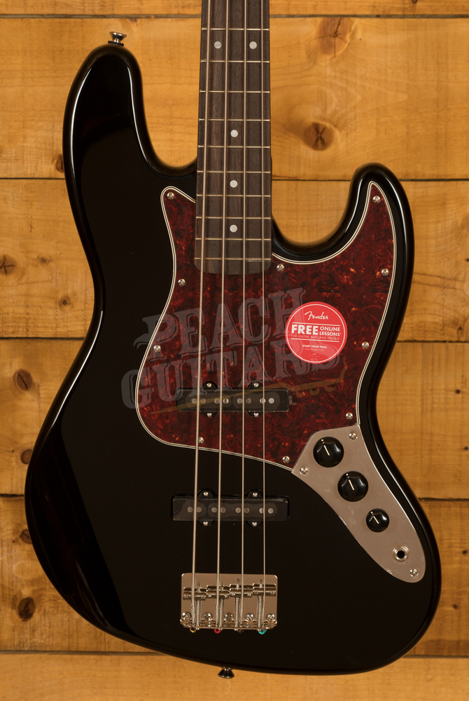 Laurel Black Squier by Fender Classic Vibe 60s Jazz Bass