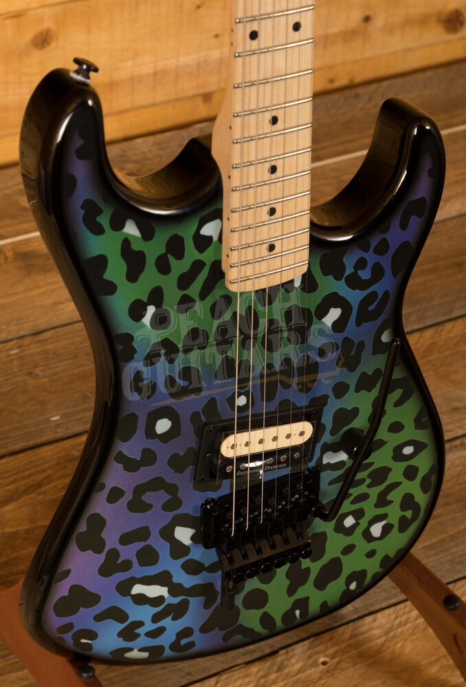 Kramer Baretta Custom Graphics "Feral Cat" Rainbow Leopard