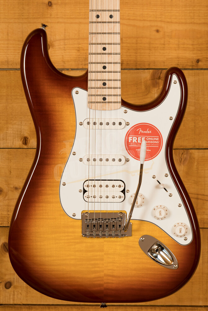 Sienna Sunburst with Maple Fingerboard Squier Affinity Series Stratocaster Electric Guitar 