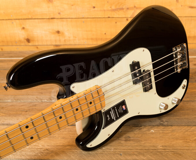 Fender American Professional Ii Precision Bass Left Hand Black Peach