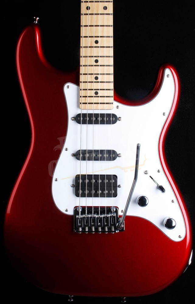 Schecter USA Custom HSS Candy Apple Peach Guitars