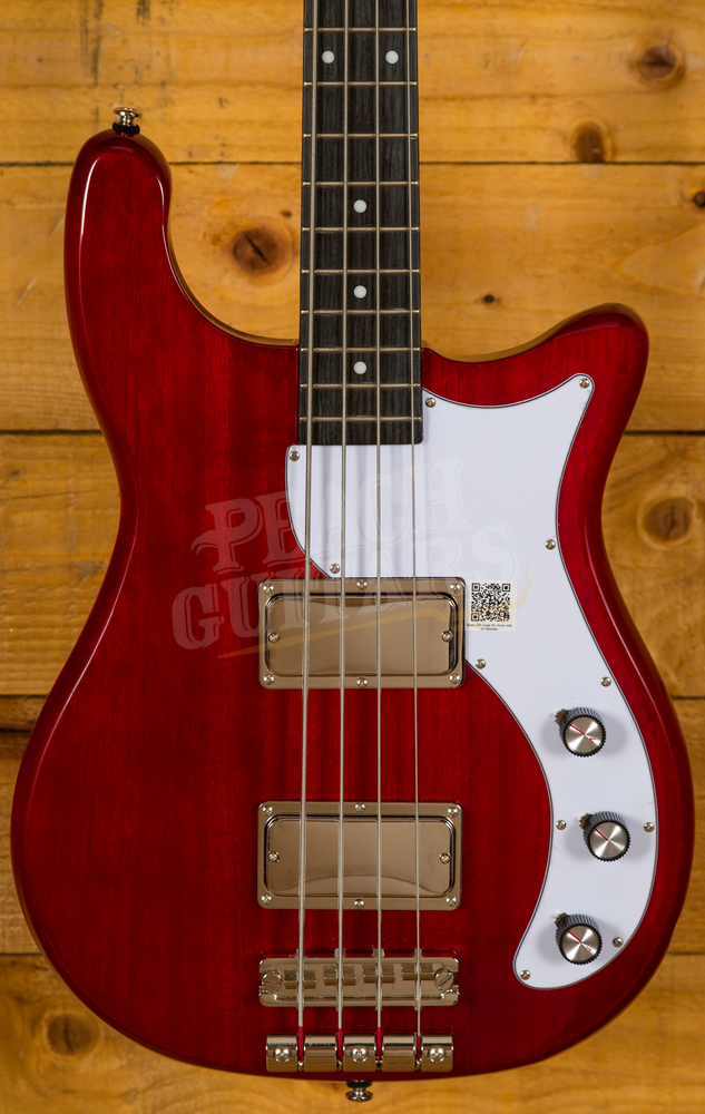 epiphone embassy pro bass dark cherry