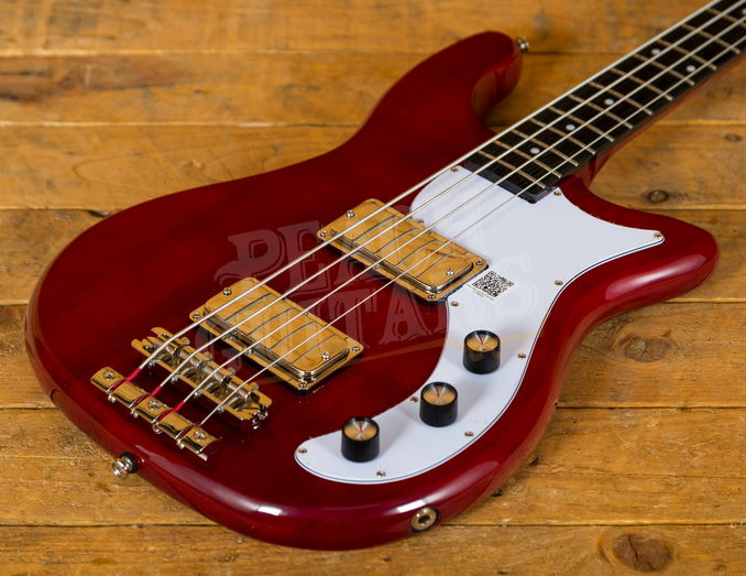 epiphone embassy pro bass dark cherry