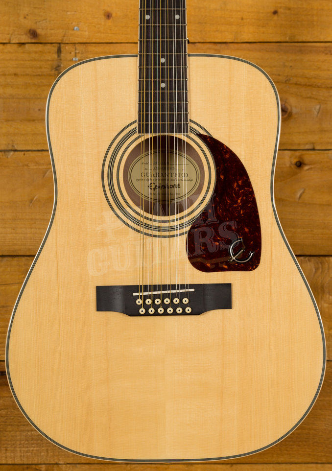 Acoustic　Epiphone　Peach　Original　Collection　12-String　Natural　Songmaker　DR-212　Guitars