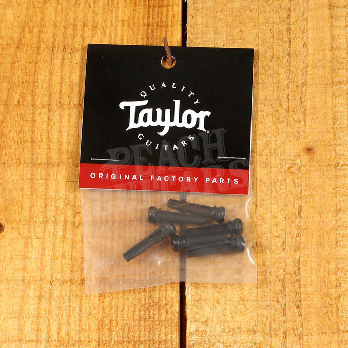 Taylor Ebony Bridge Pins Set Of 6 