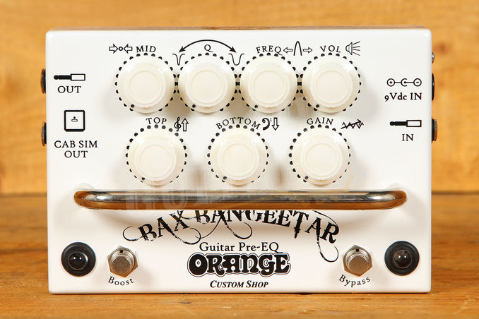 Orange Bax Bangeetar Pre Eq Pedal Peach Guitars