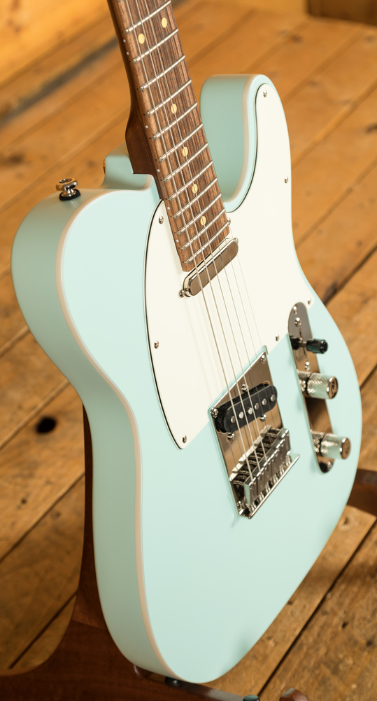 Reverend Pete Anderson Eastsider T - Satin Chronic Blue, Dark Roast