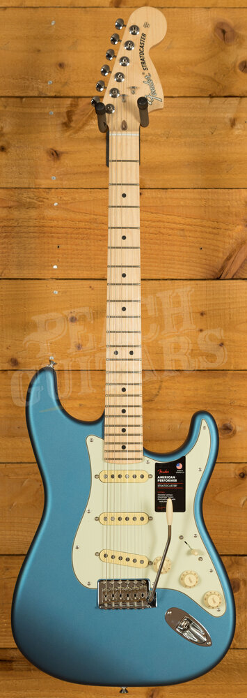 Fender American Performer Stratocaster | Maple - Satin Lake Placid