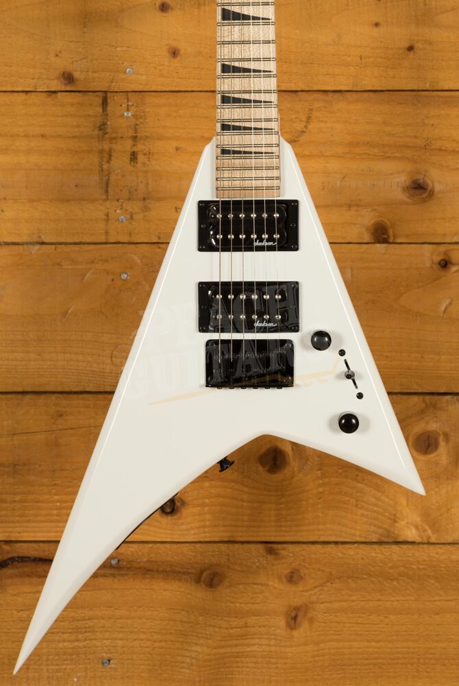 Jackson JS1X RR-M Minion Snow White Maple - Peach Guitars