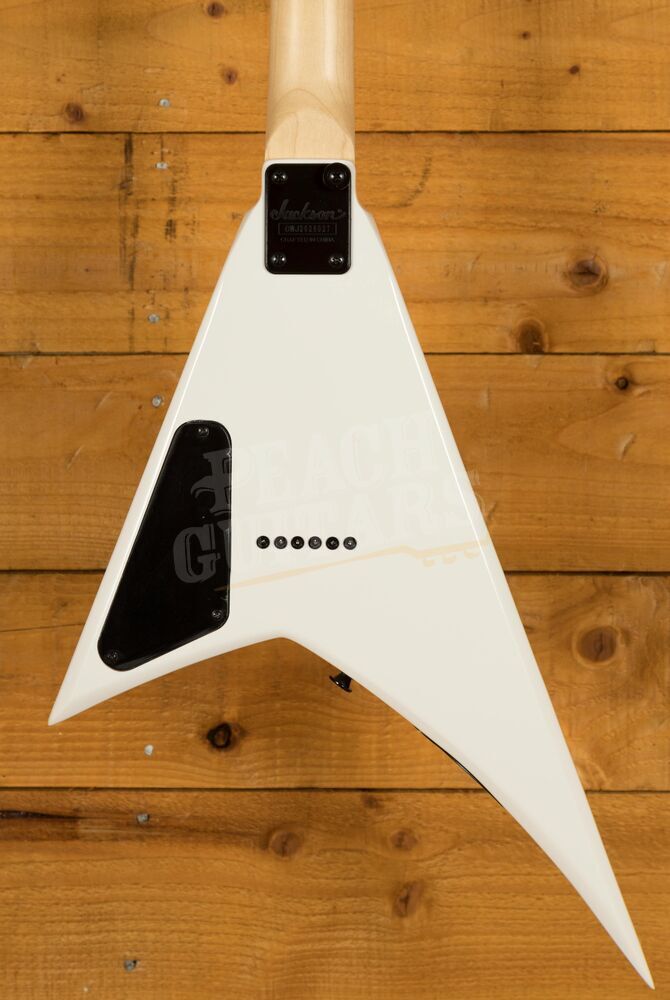 Jackson JS1X RR-M Minion Snow White Maple - Peach Guitars