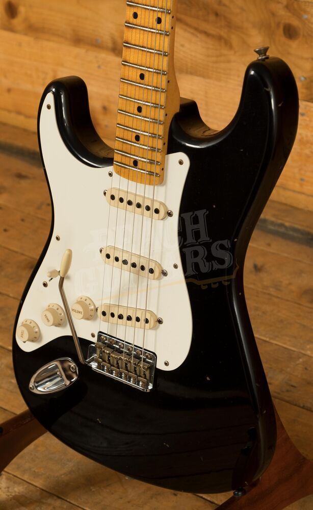 Fender Custom Shop '57 Strat Journeyman Relic Black Left Handed
