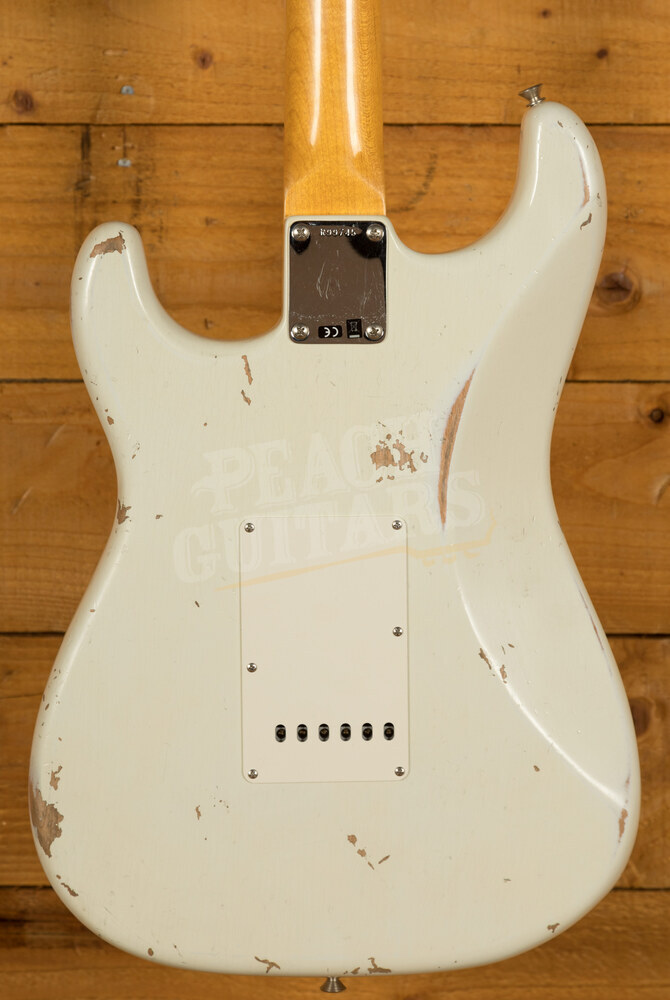 Fender Custom Shop '59 Strat Relic/CC Hardware Aged Olympic White