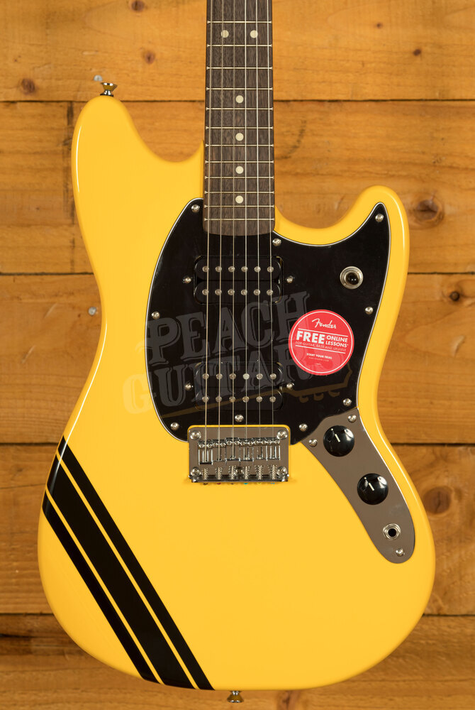 squier mustang yellow