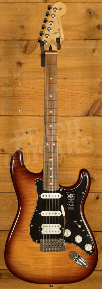 Fender Player Strat HSS PF Tobacco SB - Peach Guitars