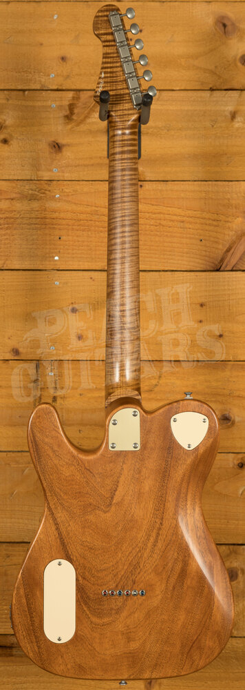 Patrick James Eggle Oz-t Carve Top Thinline - Peach Guitars