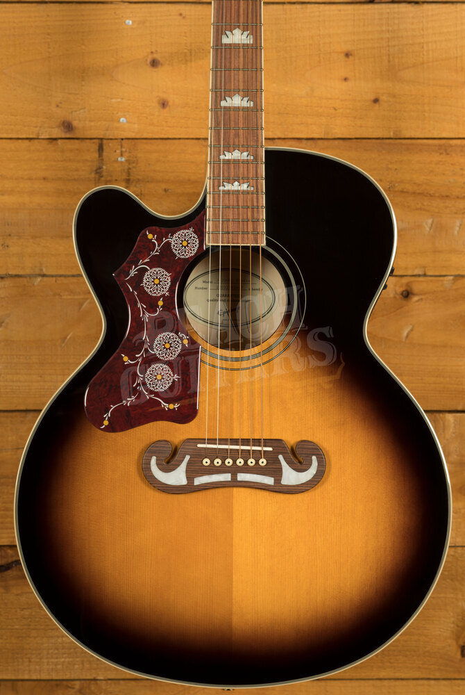 Epiphone Modern Acoustic Collection | J-200 EC Studio - Vintage Sunburst -  Left-Handed