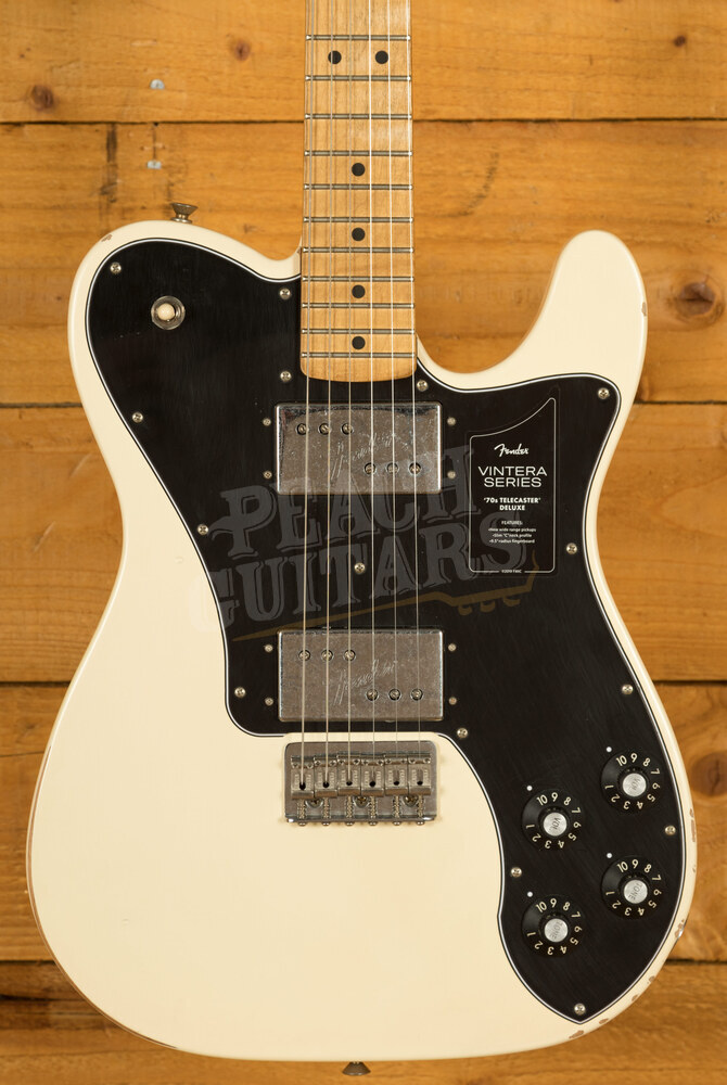 Fender Vintera Road Worn '70s Telecaster Deluxe | Maple - Olympic White