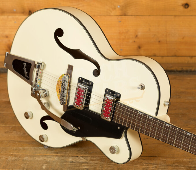 Gretsch G5410T Electromatic Rat Rod Matte White Peach Guitars