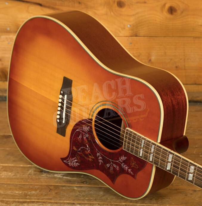 Epiphone Inspired By Gibson Collection | Hummingbird - Aged Cherry Sunburst  Gloss