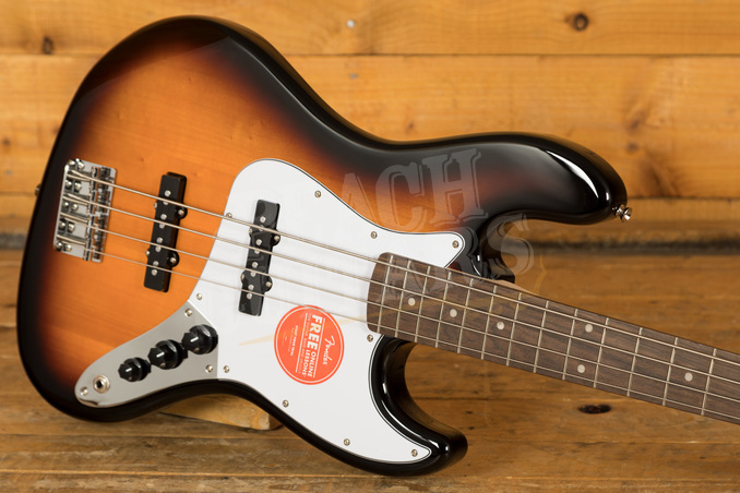 Squier by Fender Affinity Series Jazz Bass Tastiera Laurel Brown Sunburst 