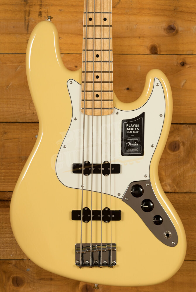Fender Player Series Jazz Bass Maple Neck Buttercream - Peach Guitars